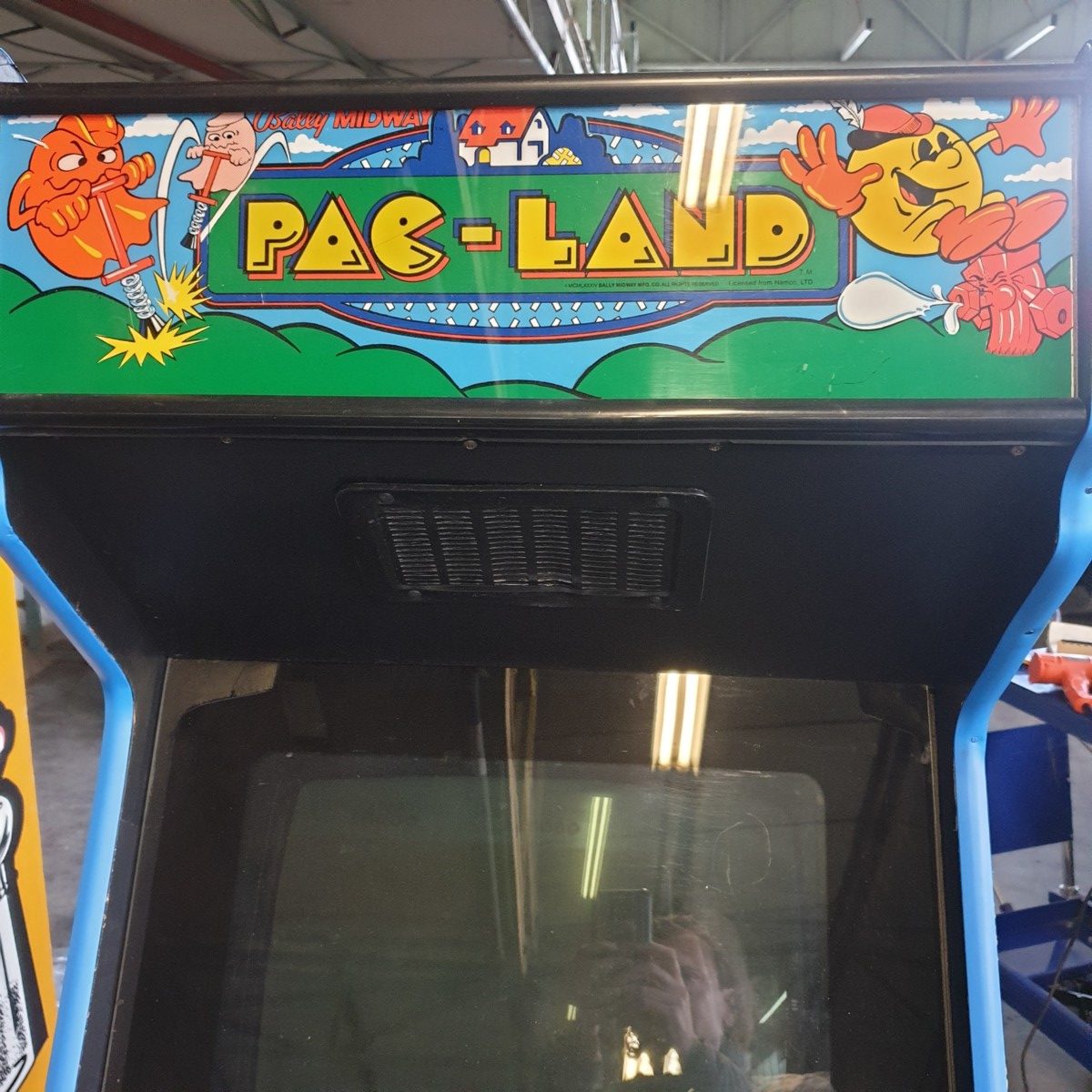 Arcade Story Arcade Pac-Land 1984 Namco cabinato arcade originale