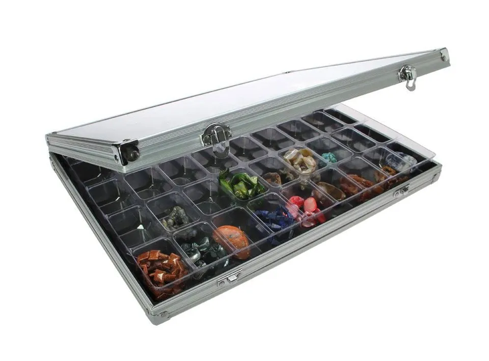 SAFE 5377 Vetrina Alluminio 45 Scomparti 395x300 mm