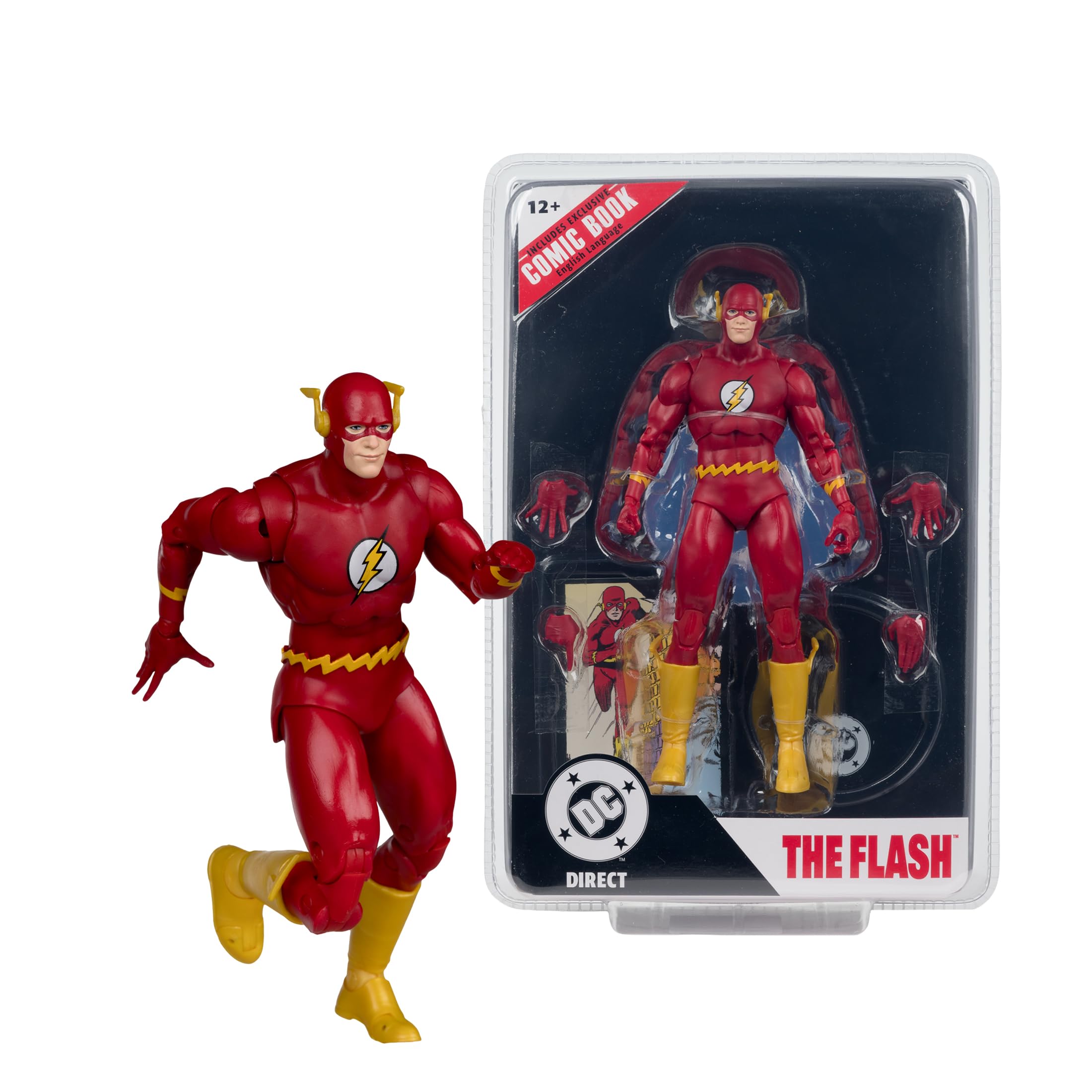 McFarlane Page Punchers Flash Barry Allen action figure 17,8 cm fumetto