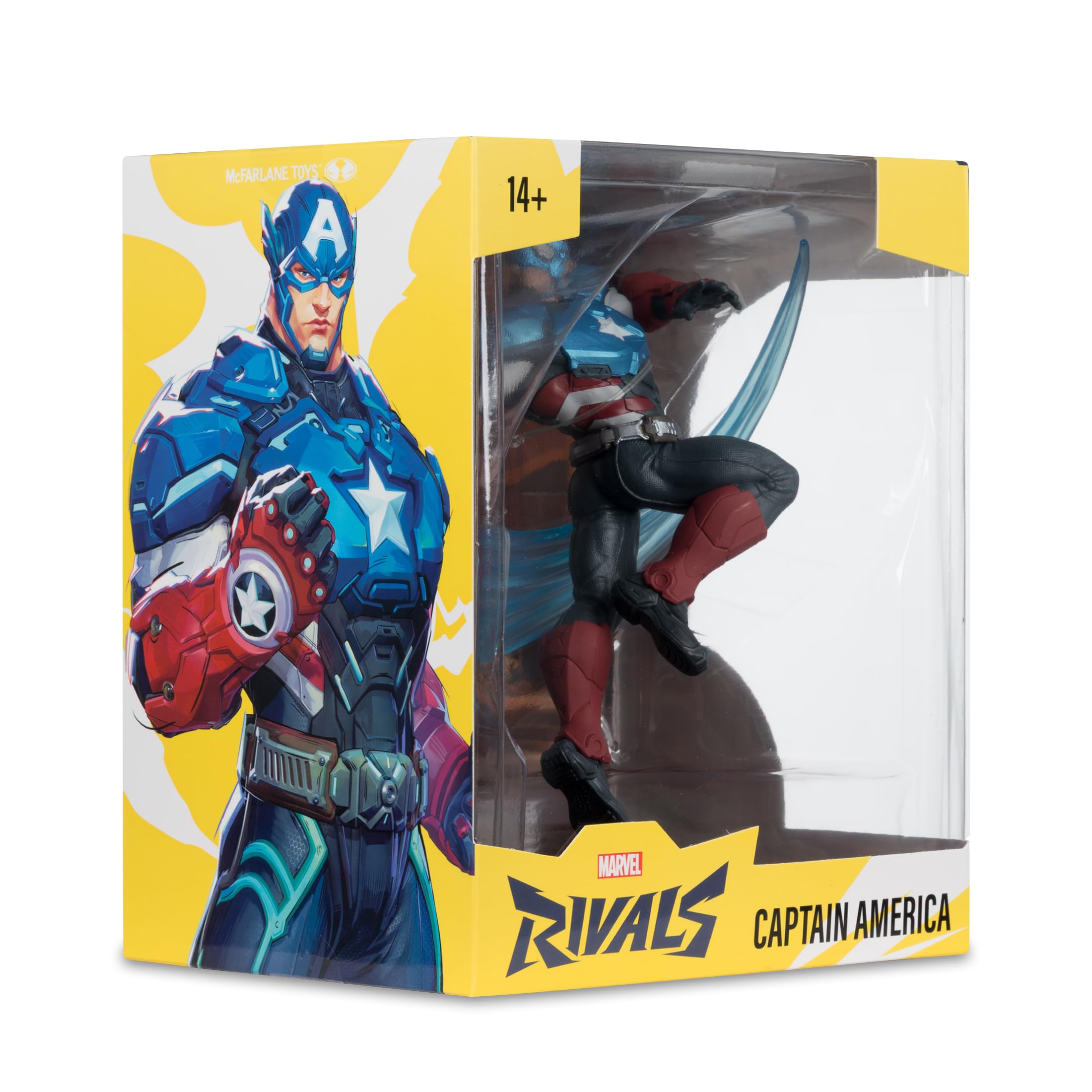 McFarlane Marvel Rivals Captain America statua 1:10 20 cm