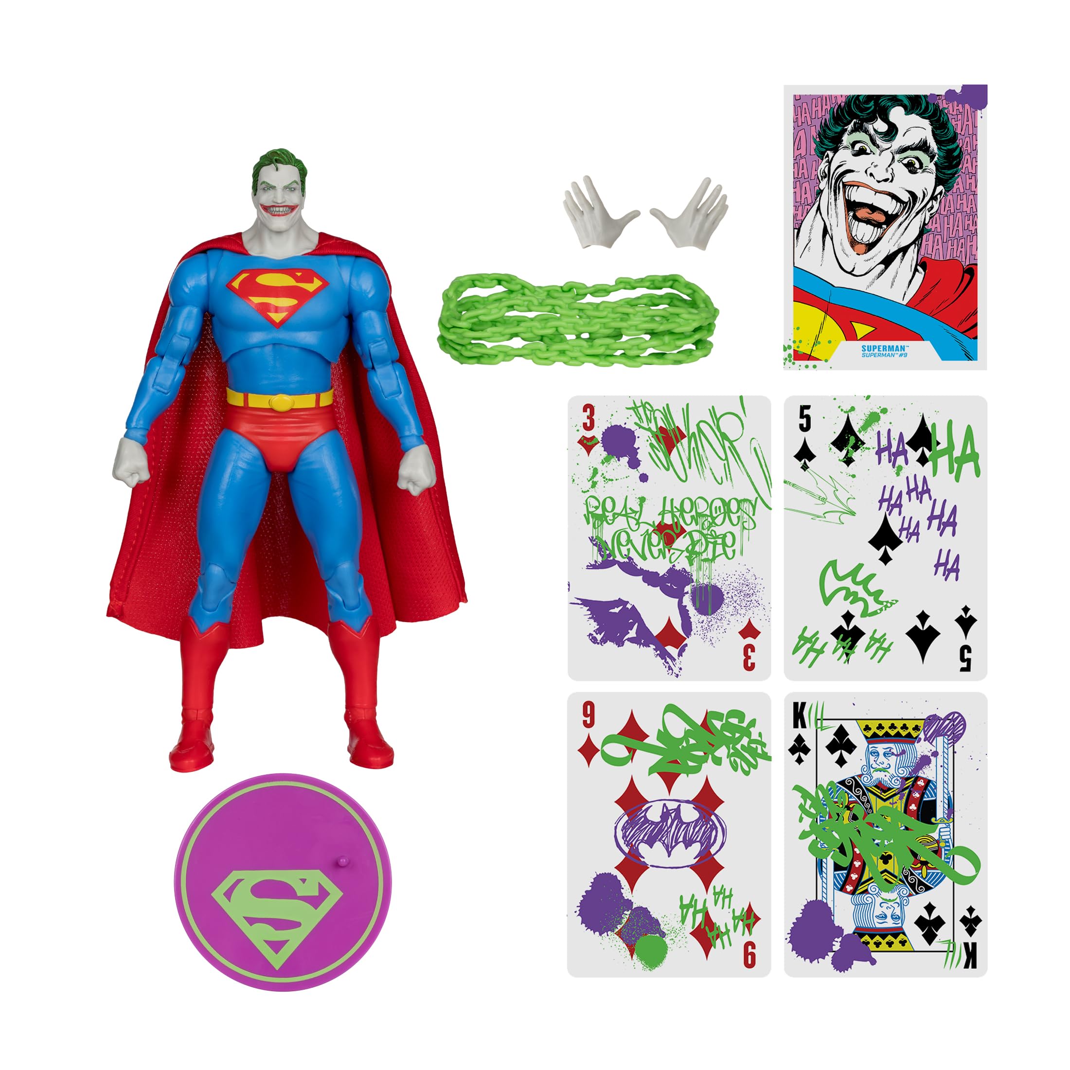 McFarlane DC Multiverse Superman #9 Jokerized Gold Label 18 cm
