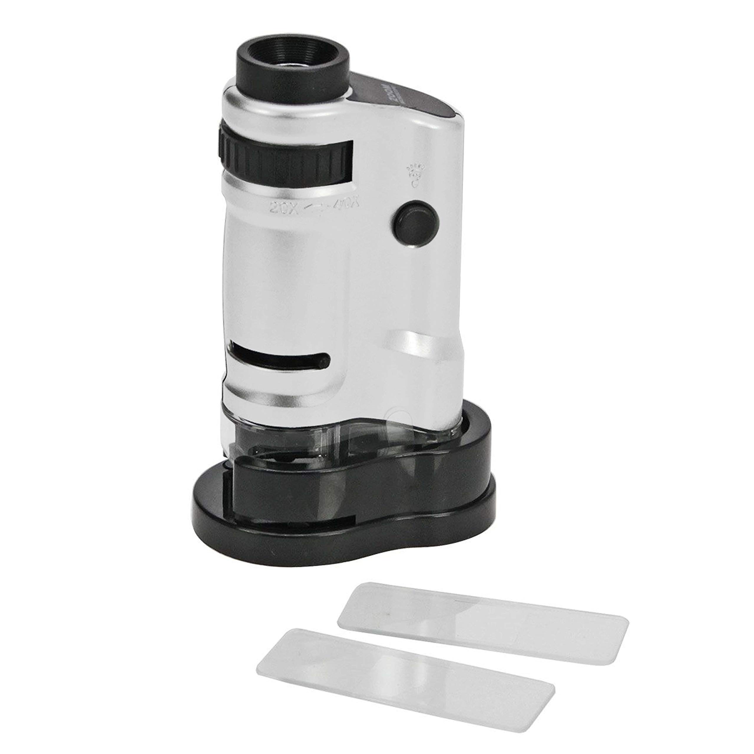 SAFE 5672 Microscopio Tascabile 20-40x LED per Monete