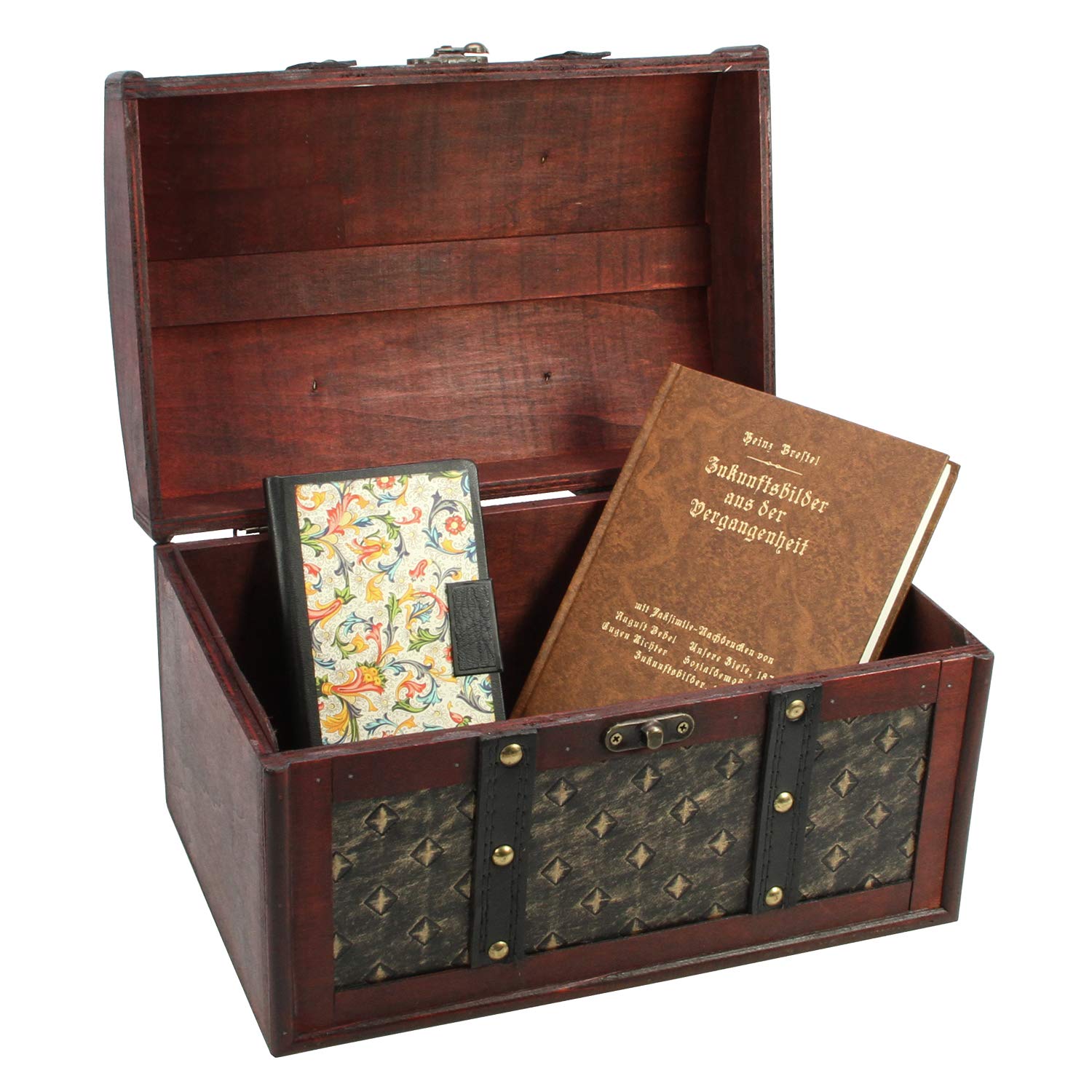 SAFE Orient scrigno tesoro grande forziere legno