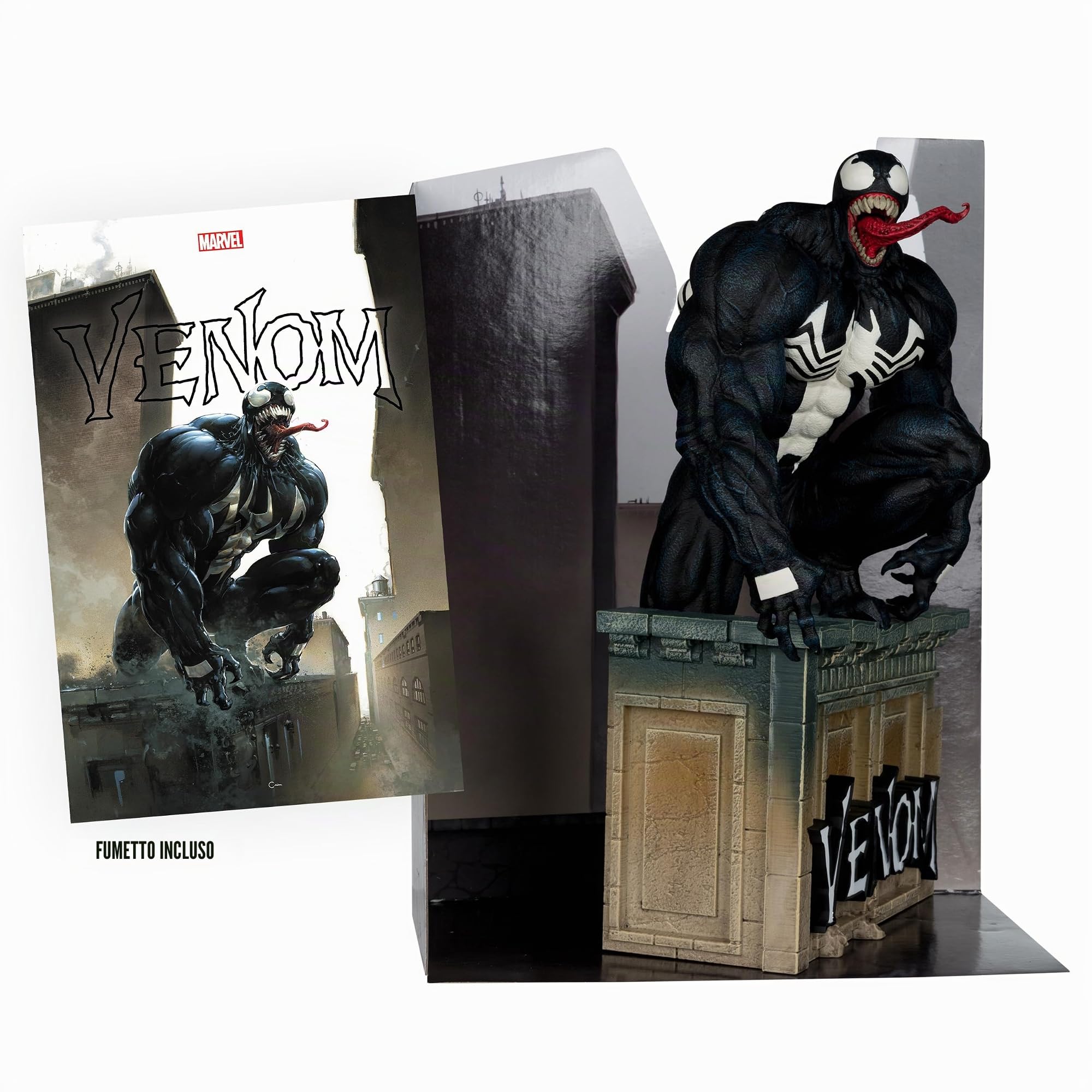 McFarlane Marvel Venom #5 figure 1:6 con fumetto