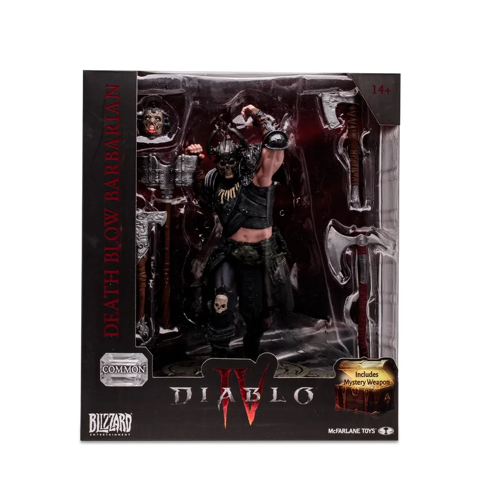 McFarlane Diablo IV Barbaro action figure 15 cm con armi