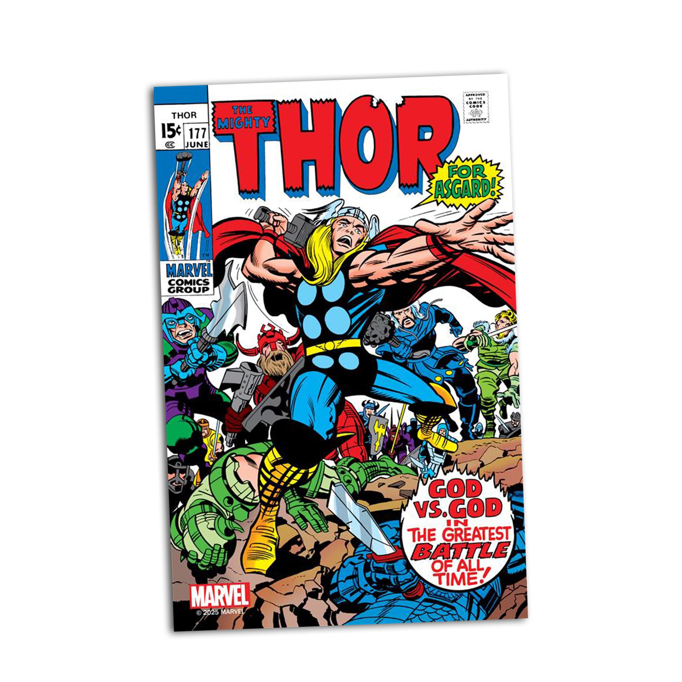 McFarlane Marvel Thor 1:6 statua con scena e fumetto #177