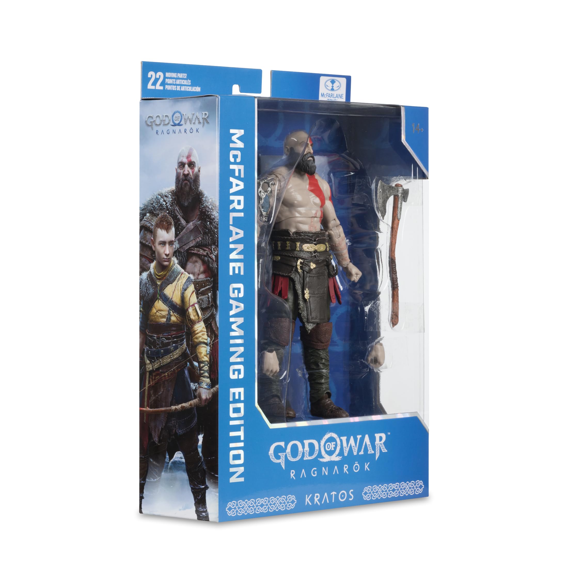 McFarlane God of War Kratos action figure 18 cm con ascia