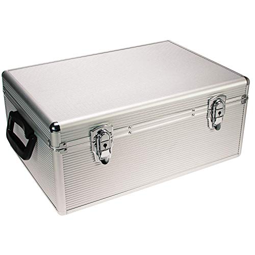 Safe 216 Valigetta Alluminio 510 CD DVD con Serratura