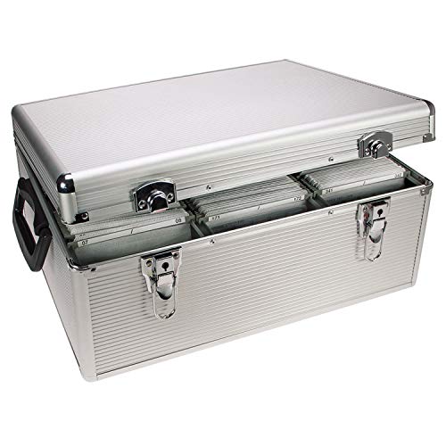 Safe 216 Valigetta Alluminio 510 CD DVD con Serratura