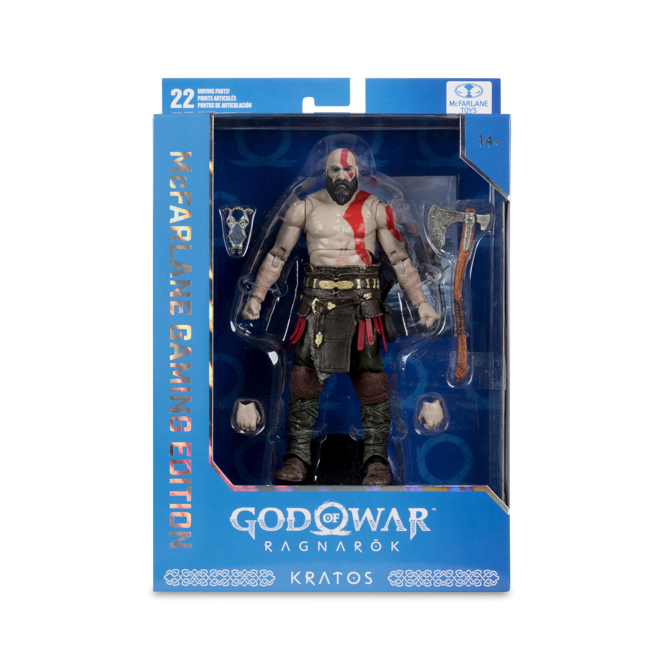 McFarlane God of War Kratos action figure 18 cm con ascia