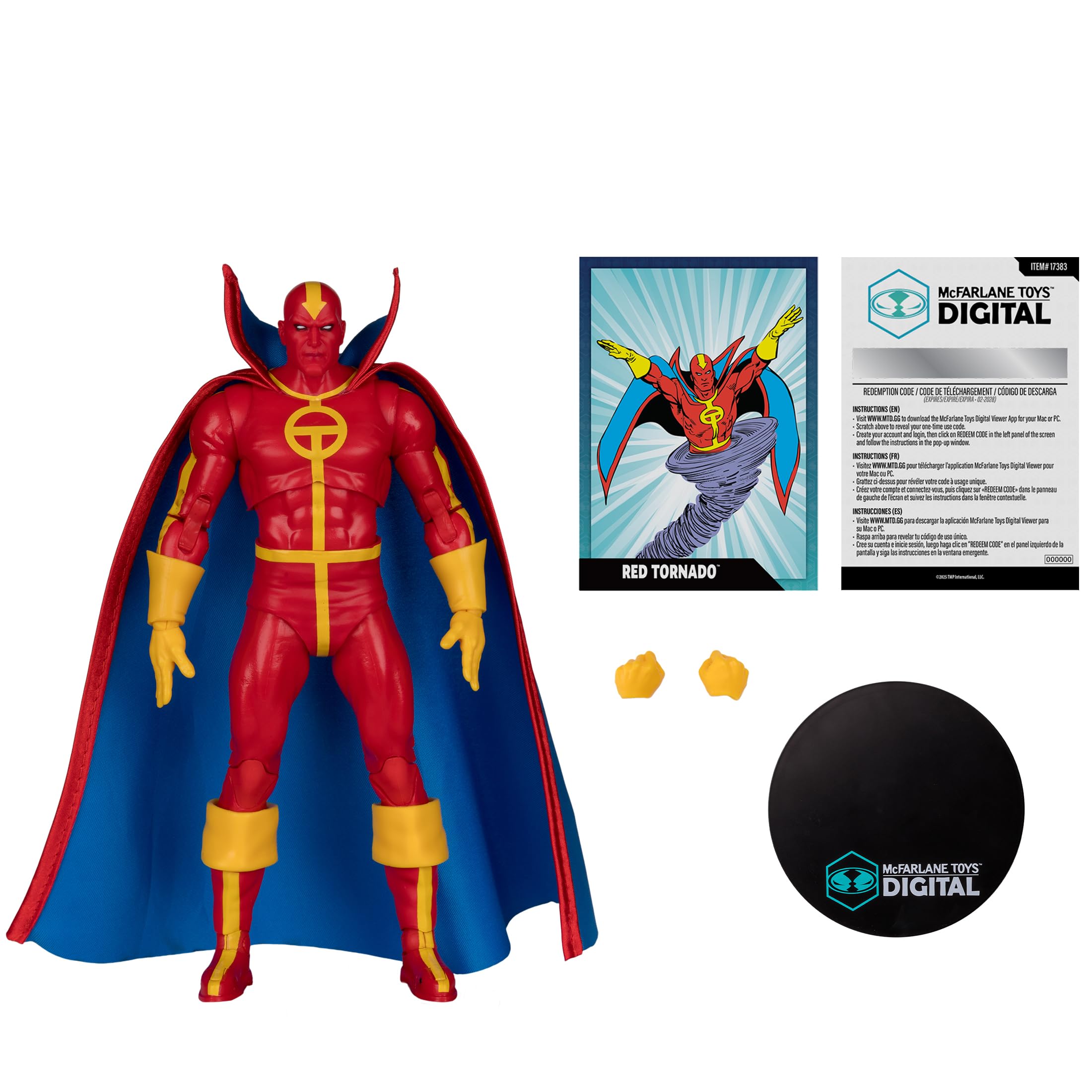 McFarlane DC Direct Red Tornado Action Figure 18 cm Bronze Age