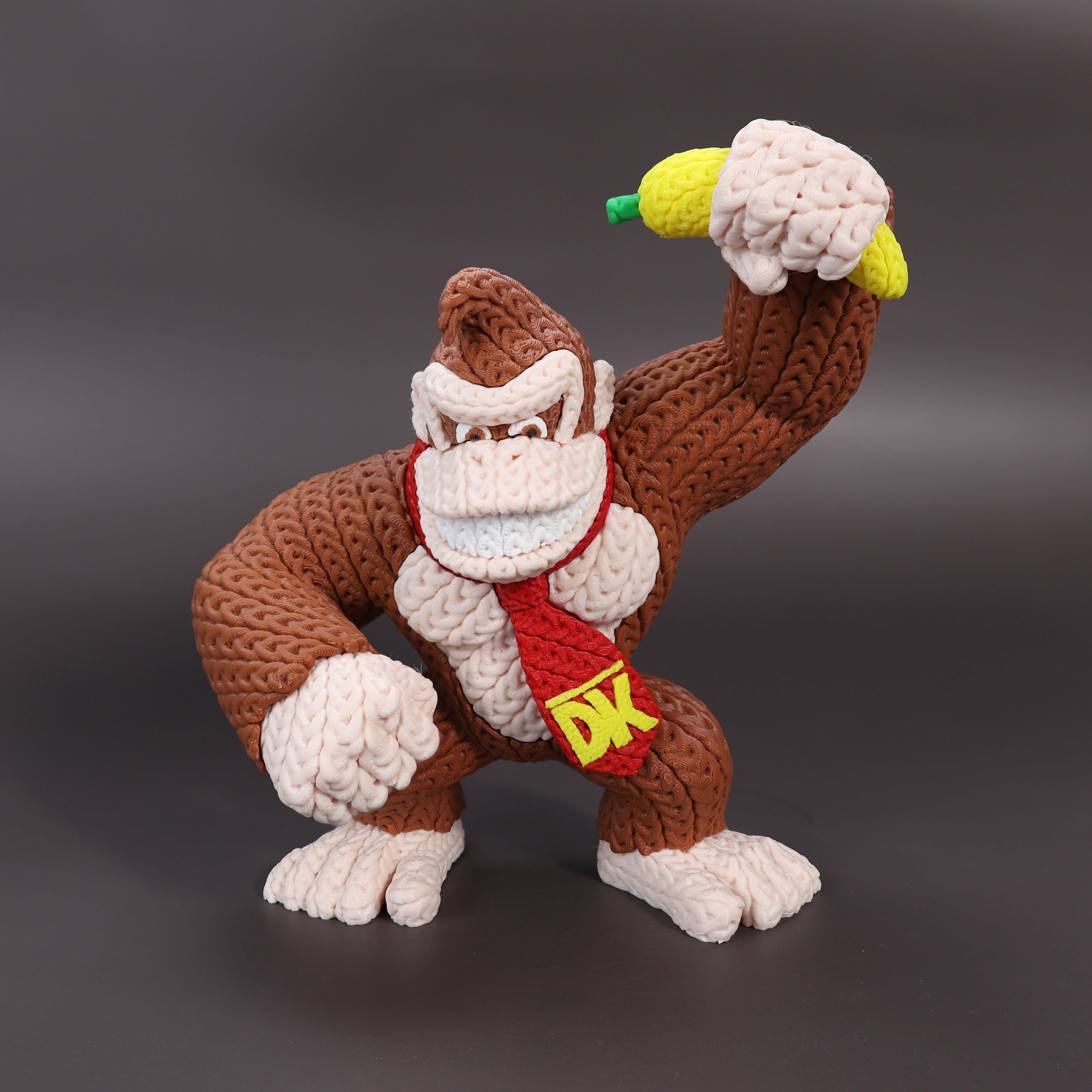 L'Atelier di Zelda Stampe Incantate Donkey Kong statua crochet Medium
