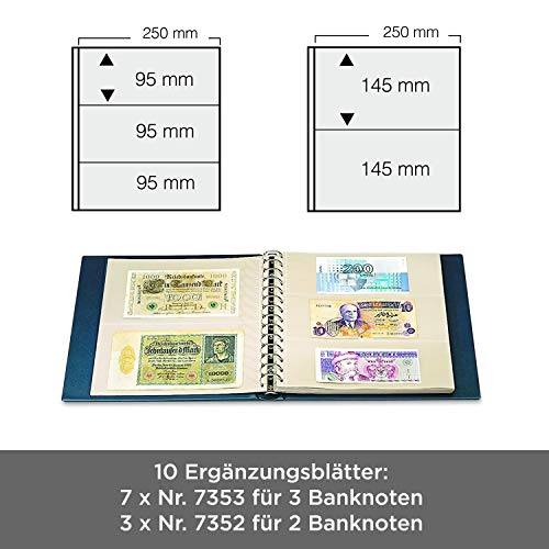 SAFE 7351 Album banconote 14 anelli 10 fogli