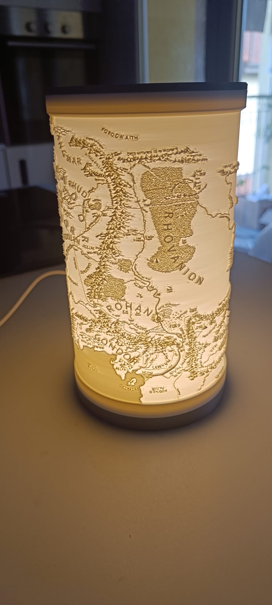 L'Atelier di Zelda Mondi di Luce Terra di Mezzo lampada mappa