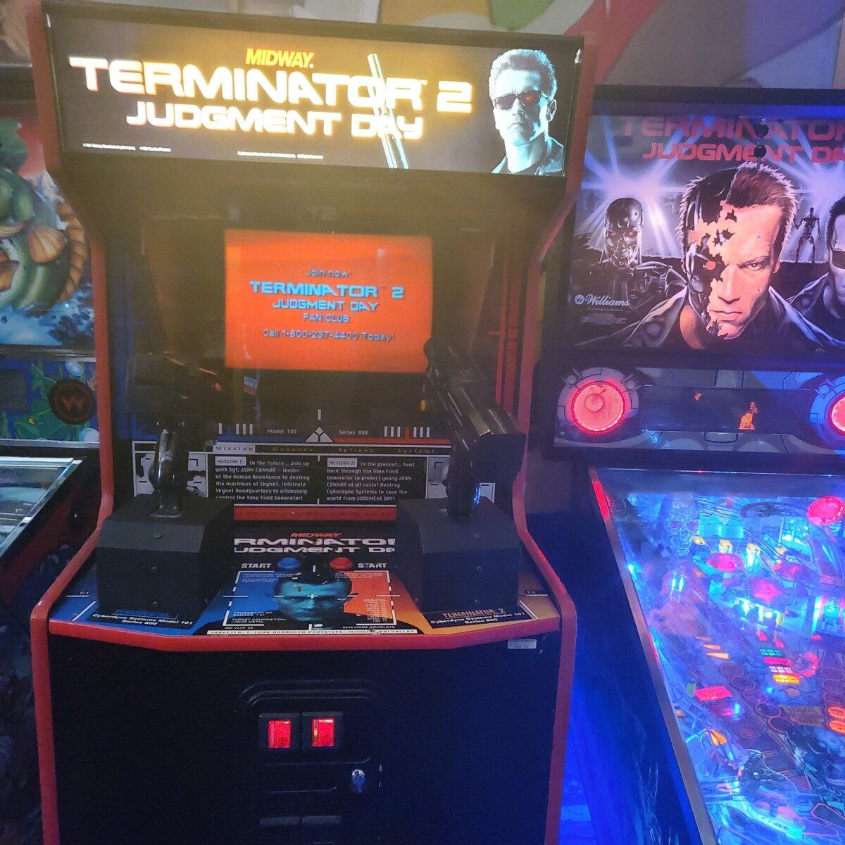 Arcade Story Anni 90 Terminator 2 Cabinato Arcade 1991