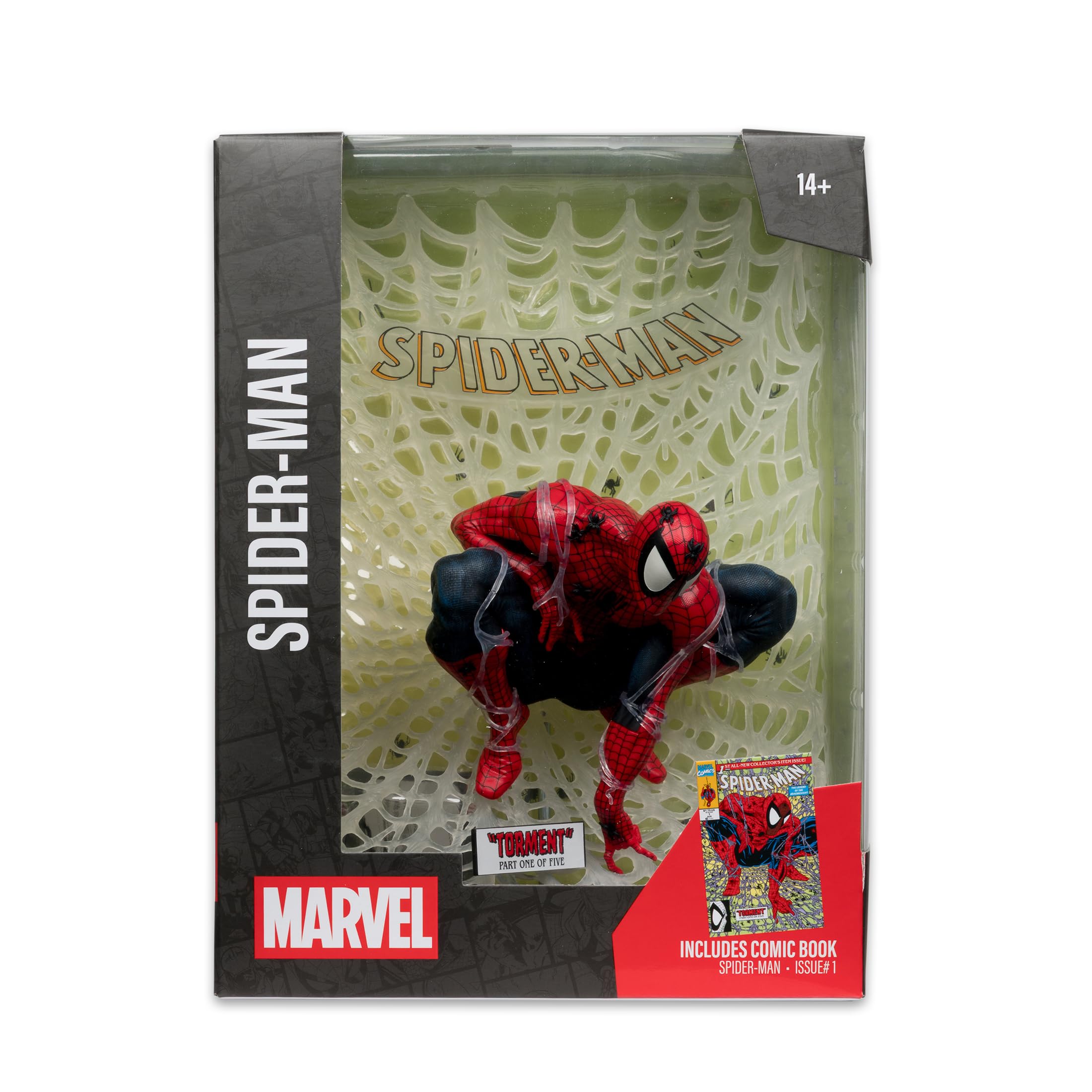 McFarlane Marvel Spider-Man 1:6 figure Spider-Man #1 fumetto