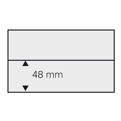 Safe Briefmarken 7001 schede inserimento bianche DIN A6 50 pz 1 striscia