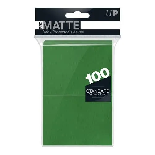 Ultra Pro Deck Protector Standard bustine 100 pz verde matte