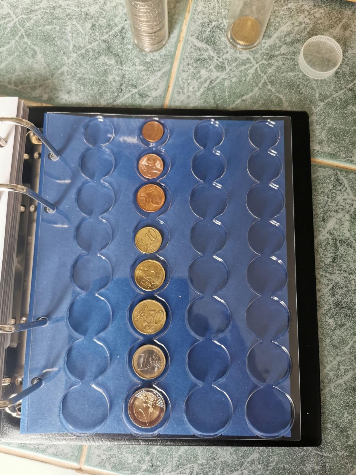 Safe Topset foglio album monete euro set capsule ricambio