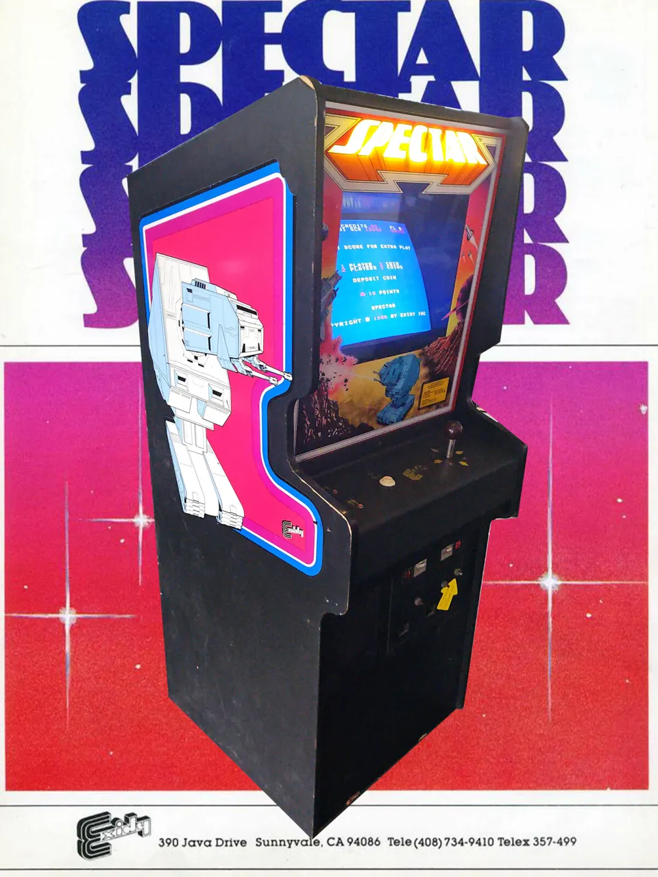 Arcade Story Sparatutto Spectar Exidy cabinato labirinto 1980