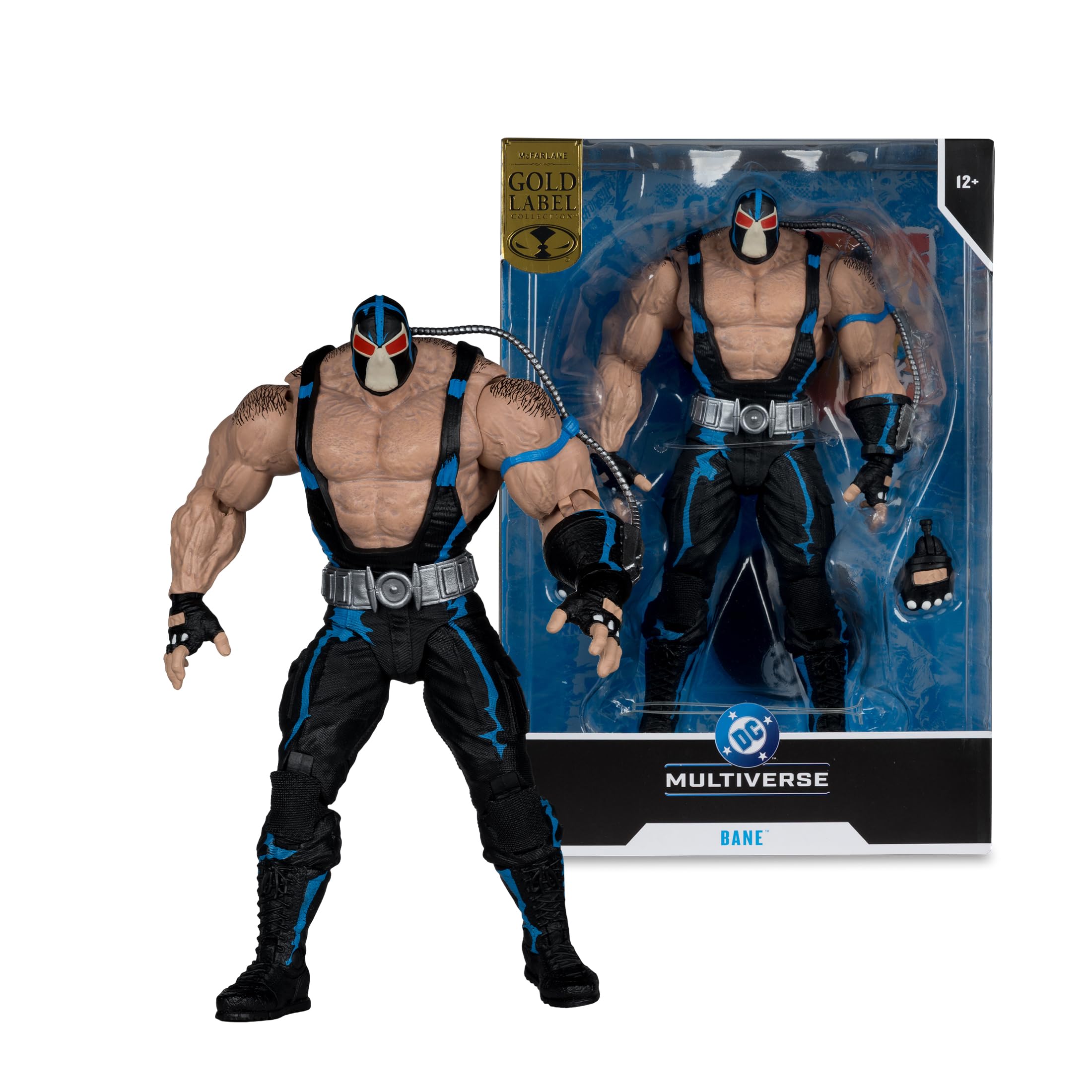 McFarlane DC Collector Bane Comic Mega-Fig figure Gold Label