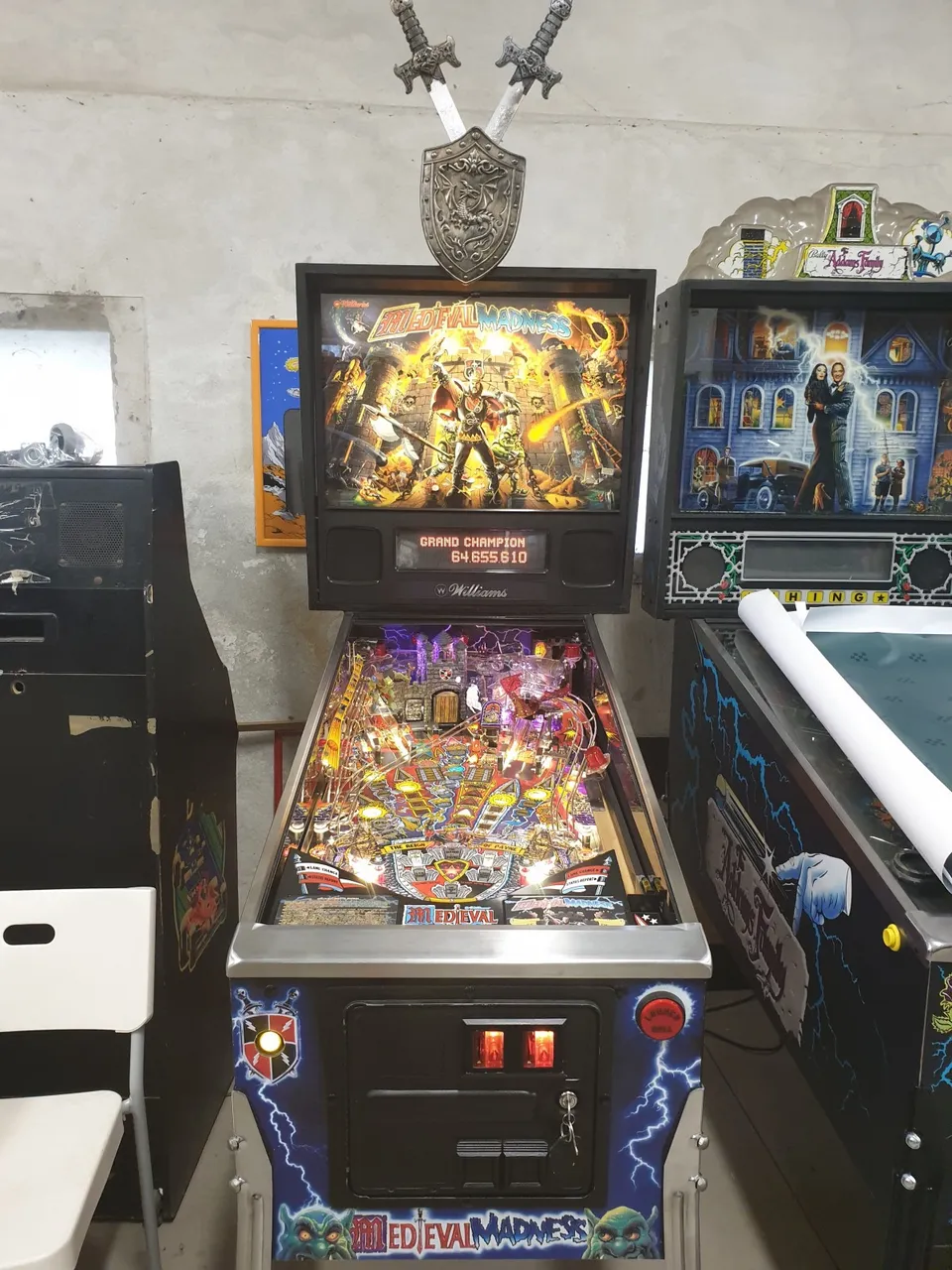Arcade Story Medieval Madness flipper Williams 1997