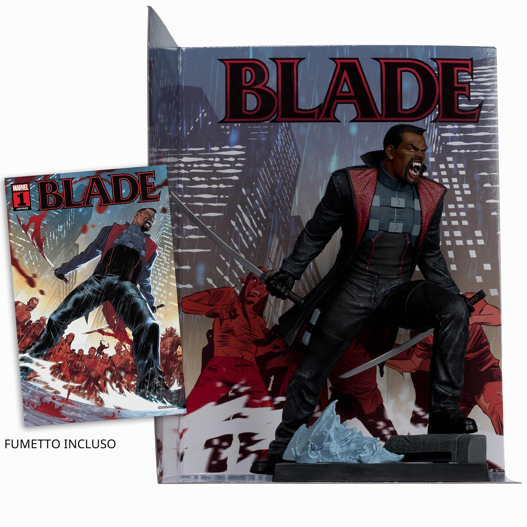 McFarlane Marvel statua Blade #1 scala 1/6 con scena