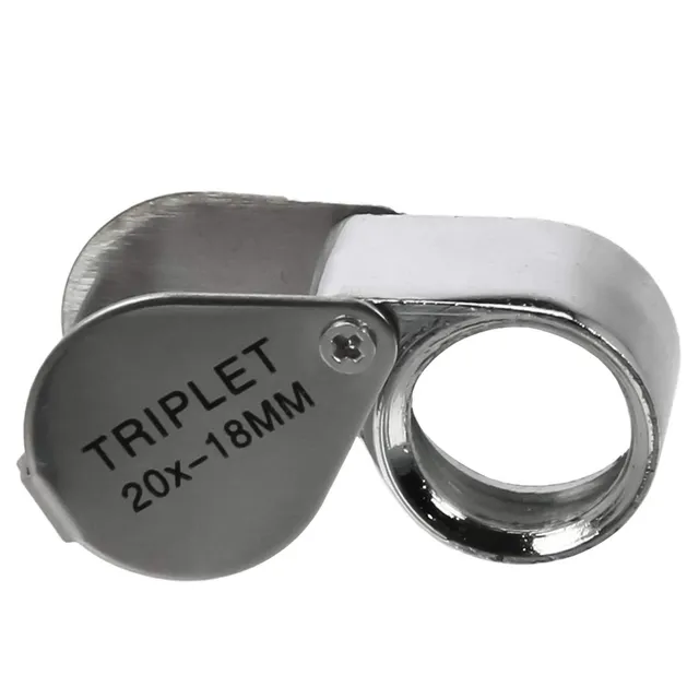 Safe 9538 Lente Ingrandimento 20x Metallo Pieghevole 18 mm