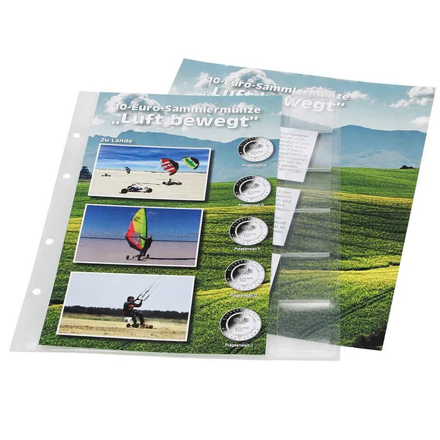 SAFE 7416-2 foglio 2020 10€ Via Terra per album monete