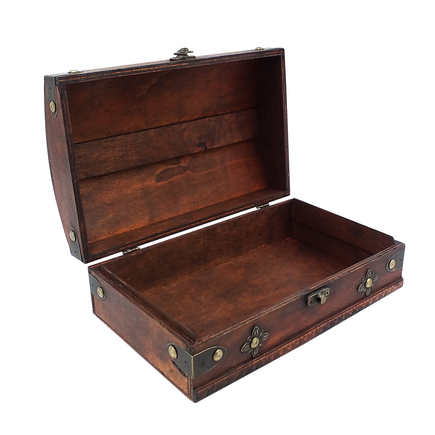 Safe Group Sammelboxen Scrigno Bauletto Legno 25x15x9 cm Tesoro