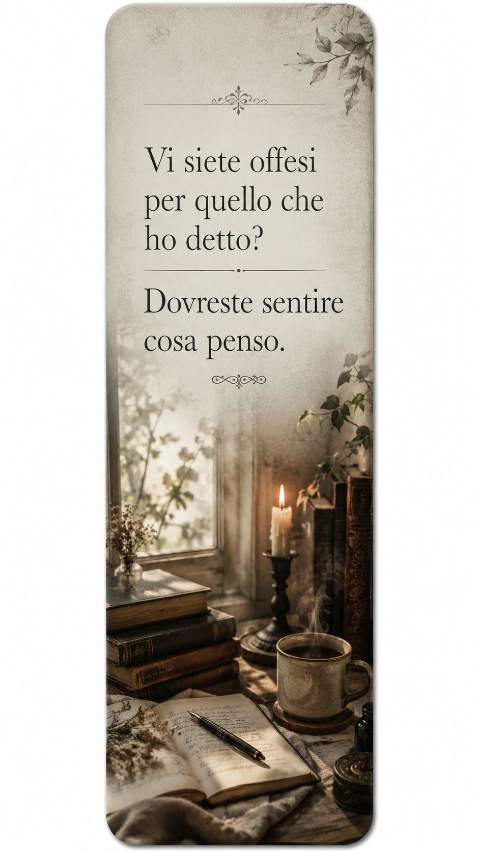 L'Atelier di Zelda Booklover Dreams Segnalibro Frasi Plastificato