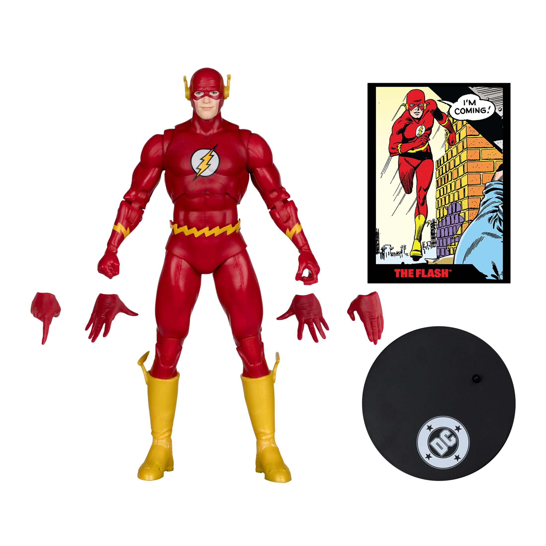 McFarlane Page Punchers Flash Barry Allen action figure 17,8 cm fumetto
