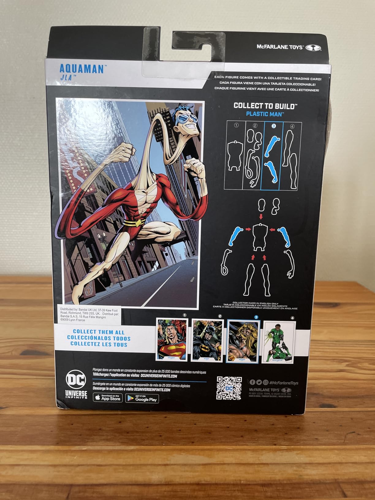 McFarlane DC Multiverse Aquaman JLA action figure 7" tridente