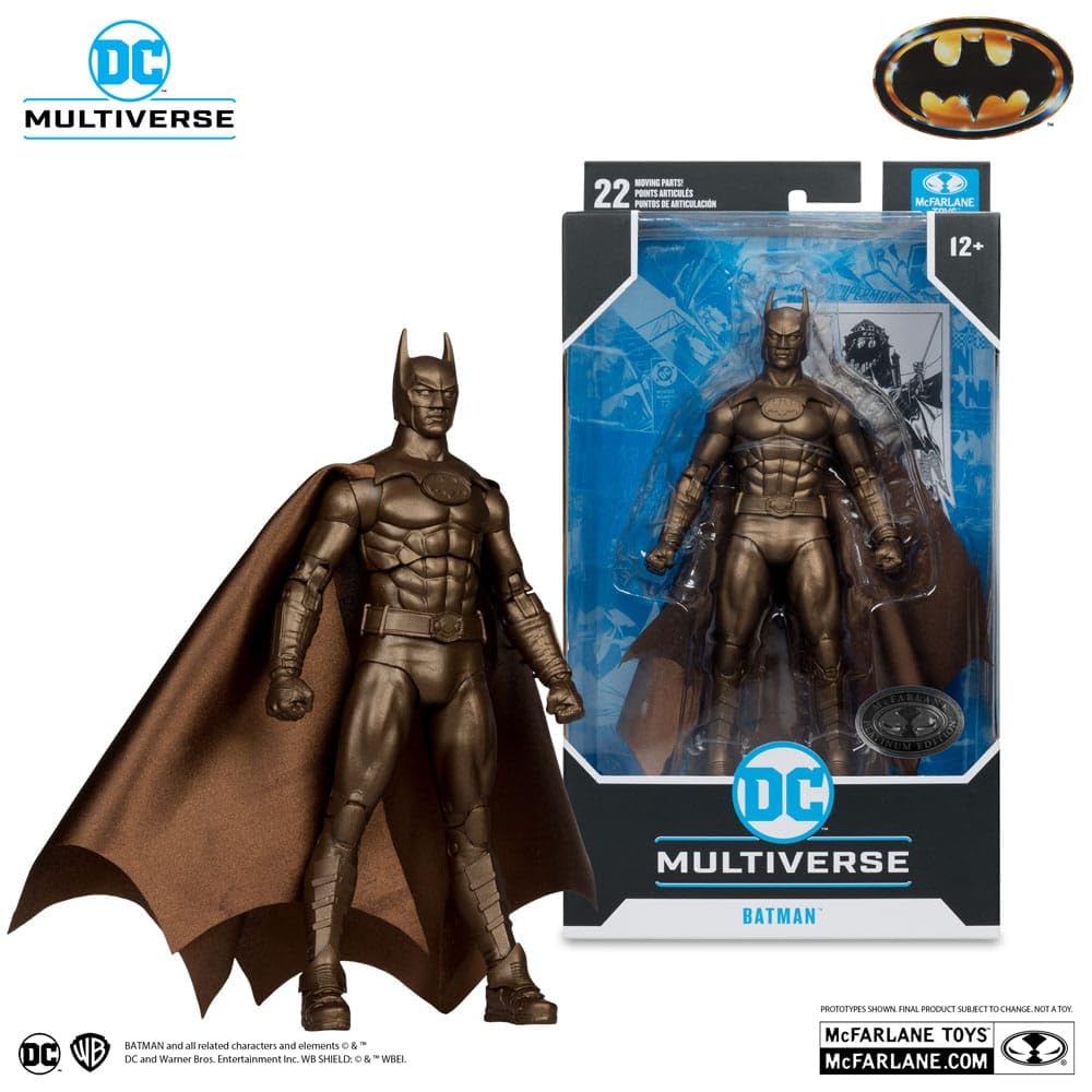 McFarlane DC Multiverse Batman 1989 action figure 18 cm Platinum