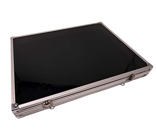 Safe Vitrinen 5882 Vetrina Alluminio Velluto Nero 395x300