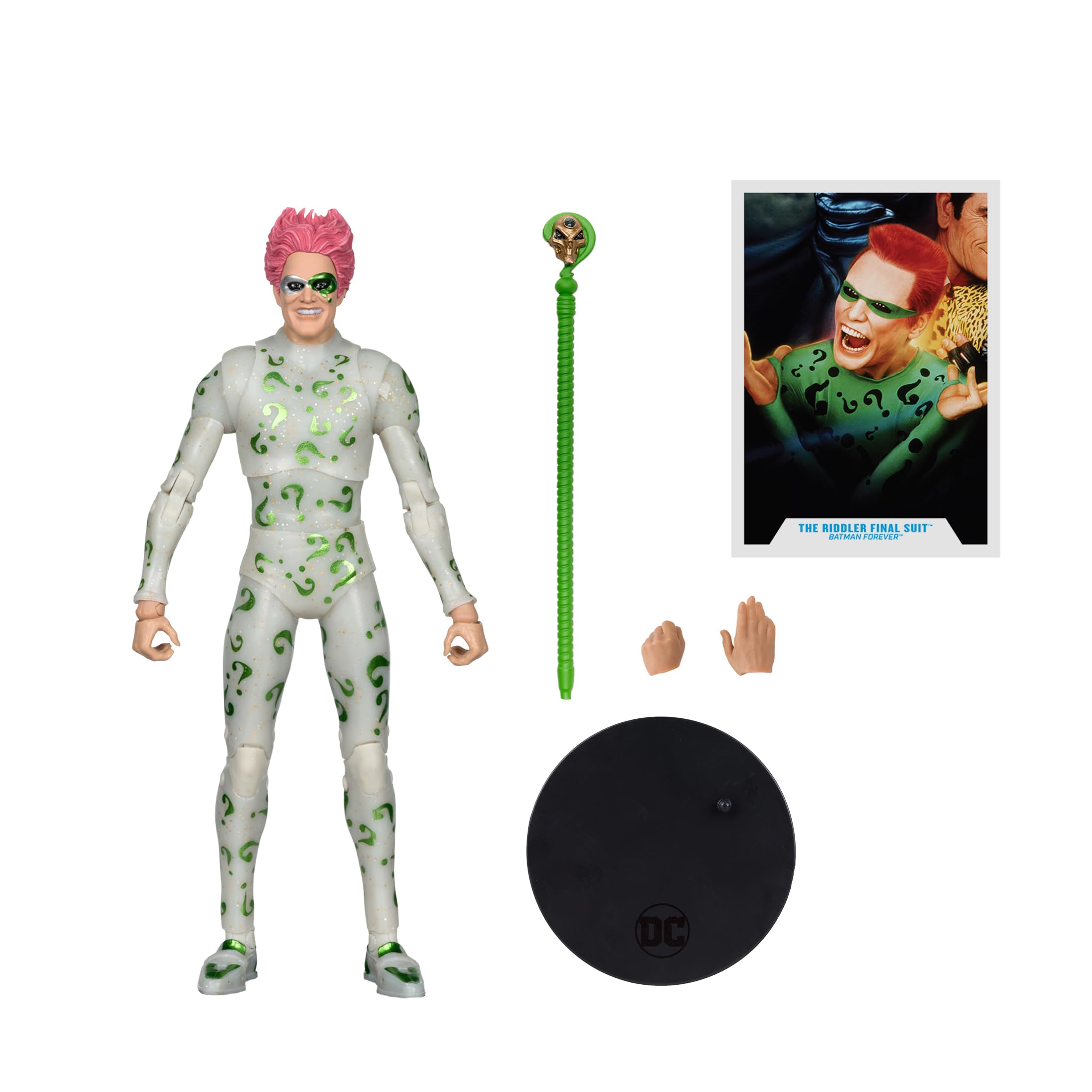 McFarlane DC Multiverse Riddler Final Suit action figure 17,8 cm Red Platinum