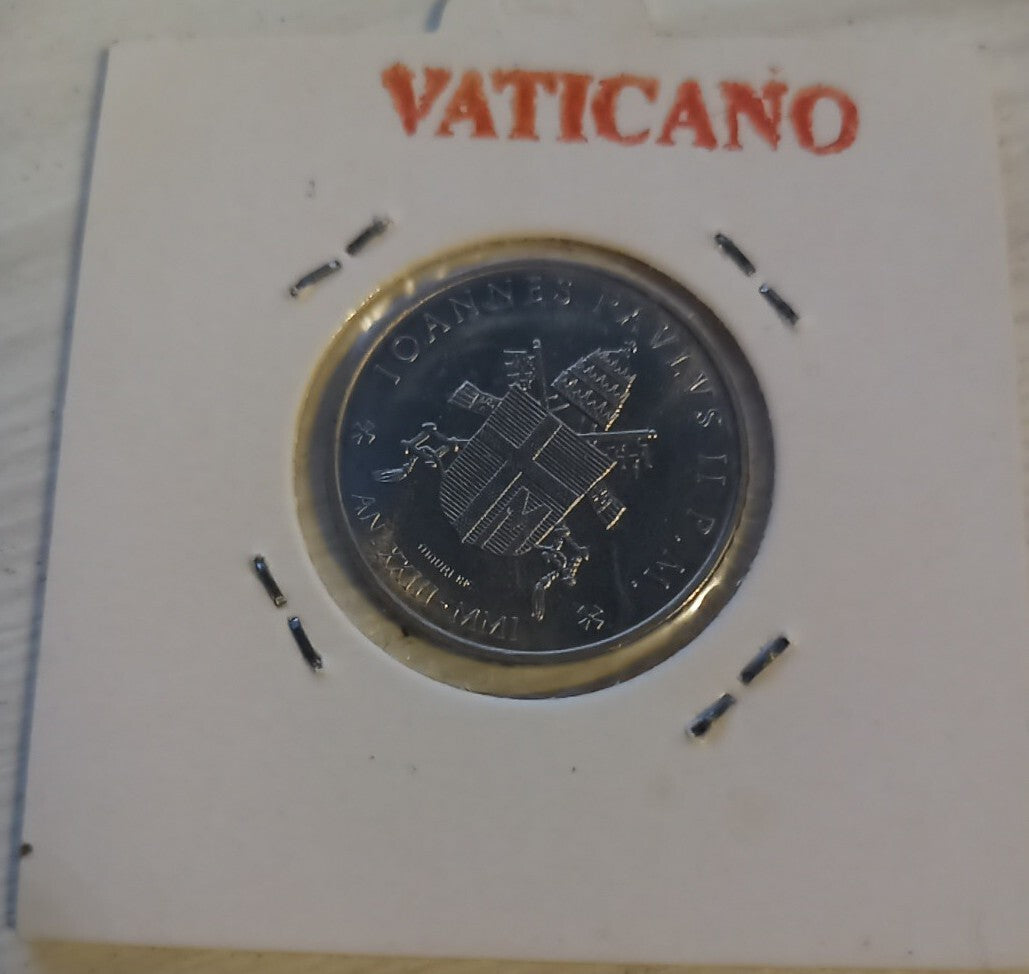 TS Collezionismo Numismatica Vaticano 100 Lire 2001 Moneta FDC