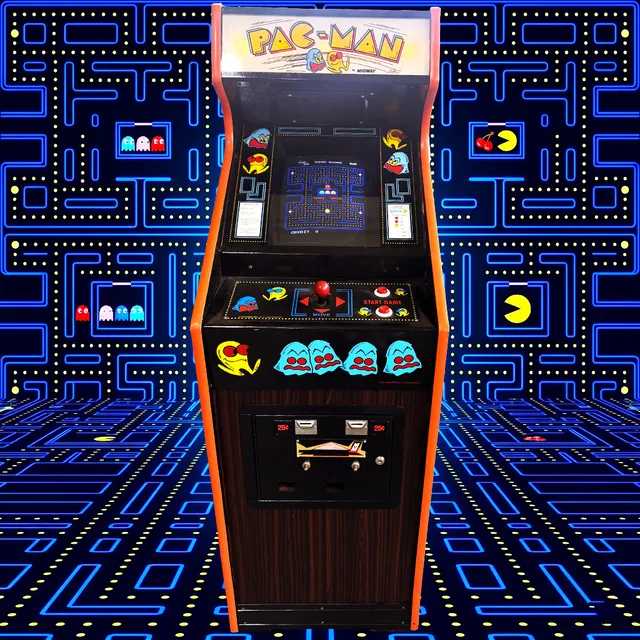 Arcade Story Pac-Man Cabaret cabinato arcade CRT 1980