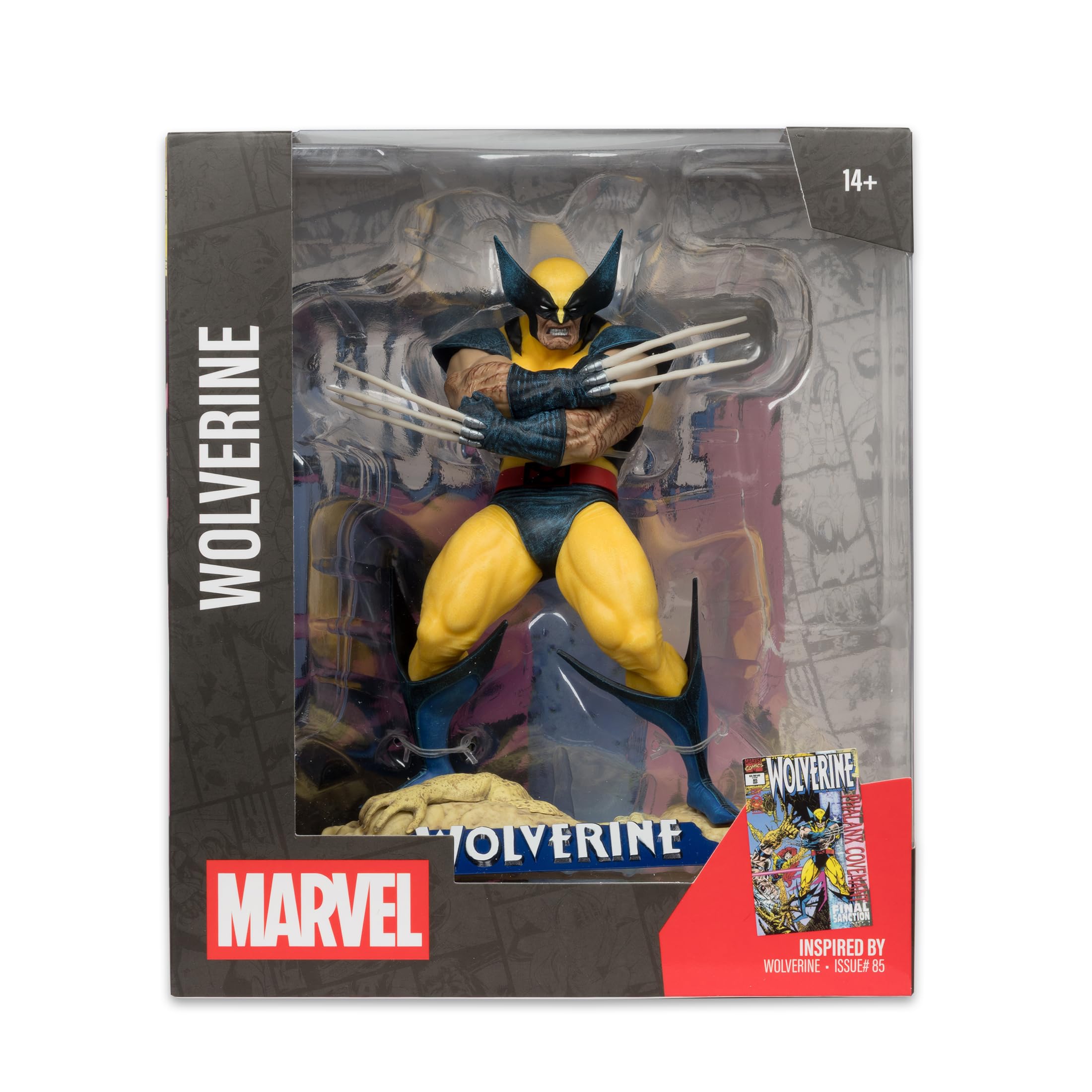 McFarlane Marvel Wolverine #85 statua 1:10 con scena
