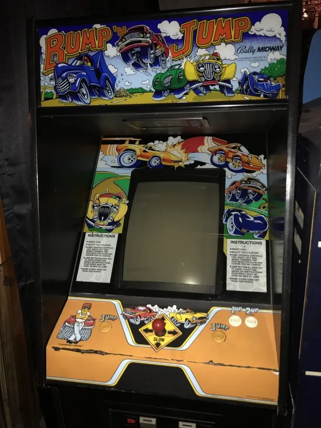 Arcade Story Bump’N Jump gioco guida arcade auto 1982