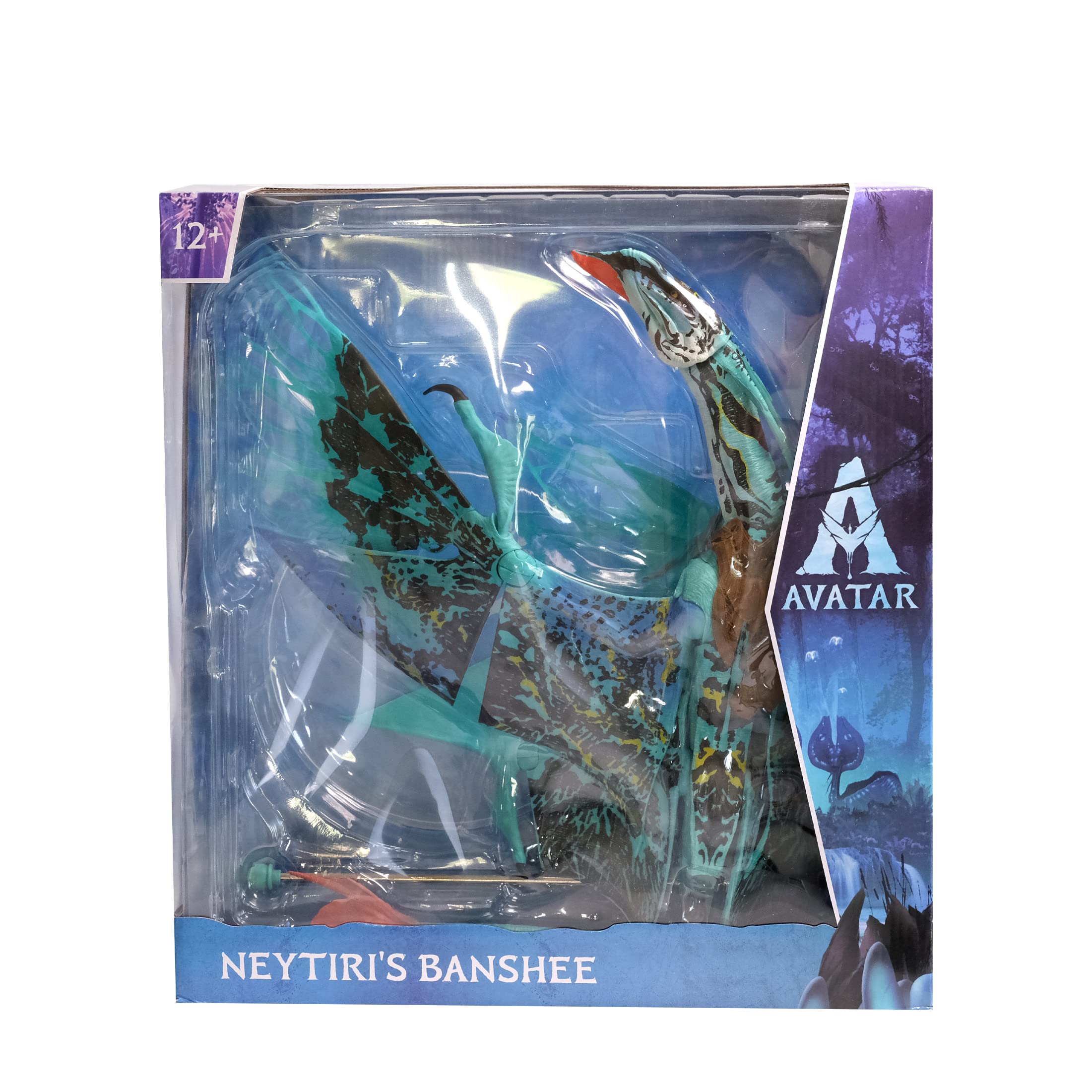 McFarlane Avatar Movie Seze Banshee action figure con base