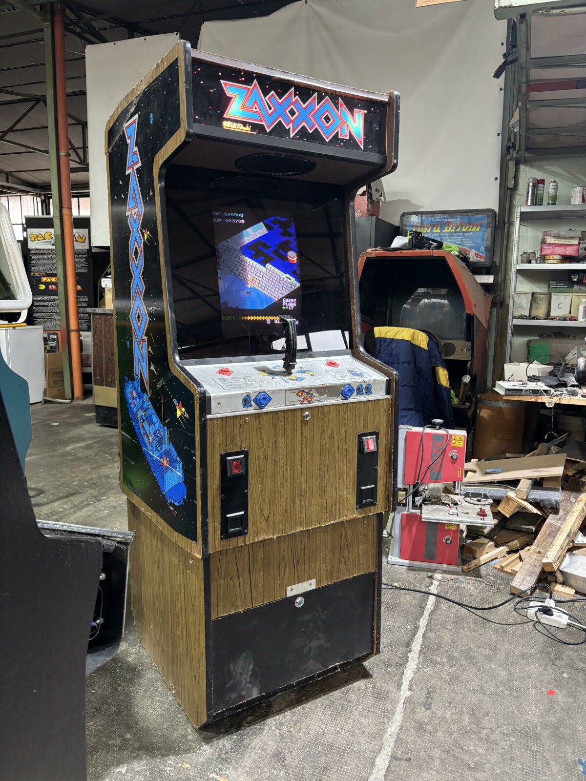 Arcade Story Zaxxon cabinato arcade sparatutto isometrico
