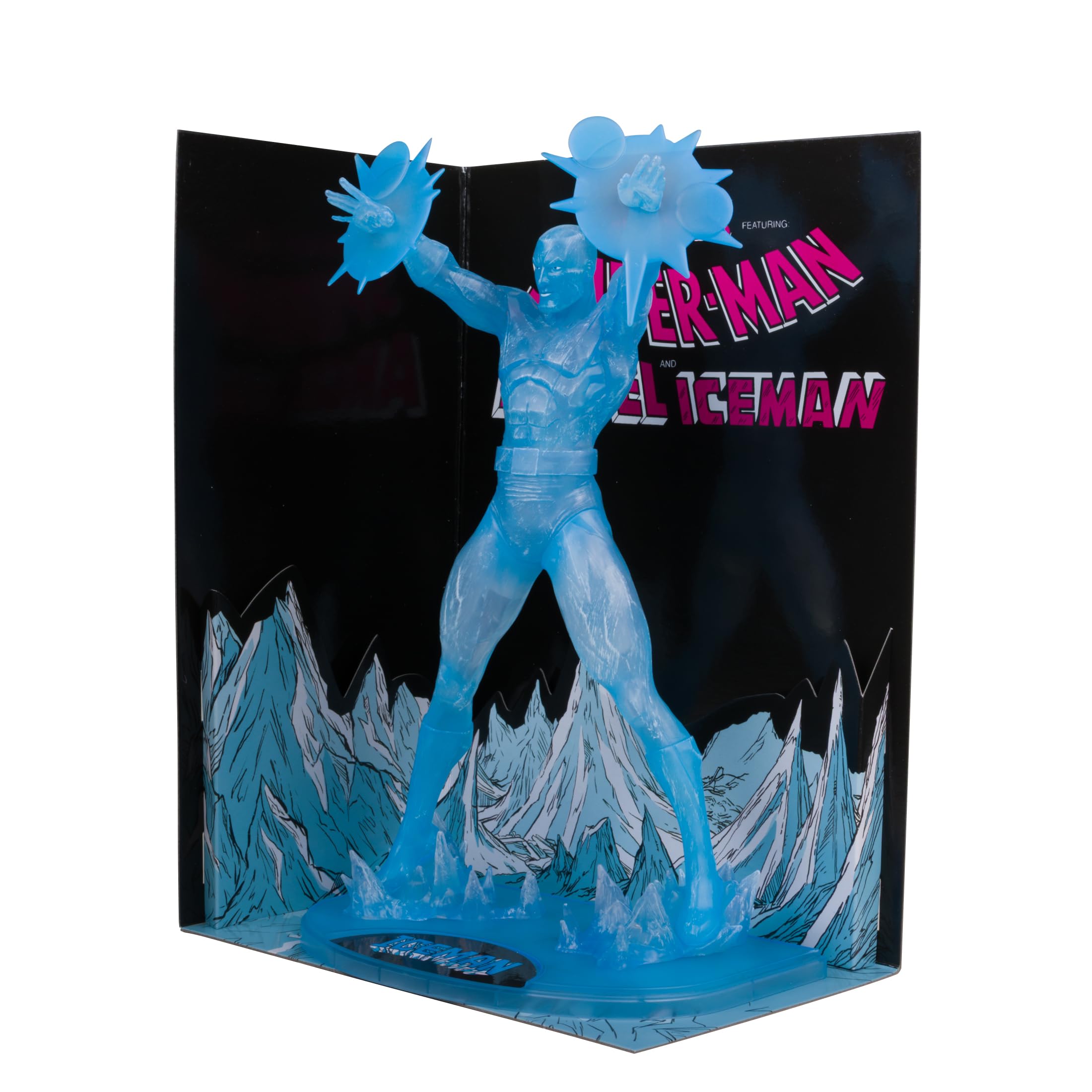 McFarlane Marvel Iceman Marvel Tales 229 Red Platinum statua 1:6