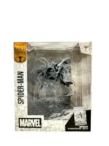 McFarlane Marvel Scorpione statua 1/10 metallico etichetta dorata