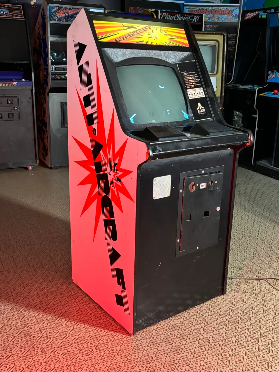 Arcade Story Anti-Aircraft gioco tiro arcade Atari 1975