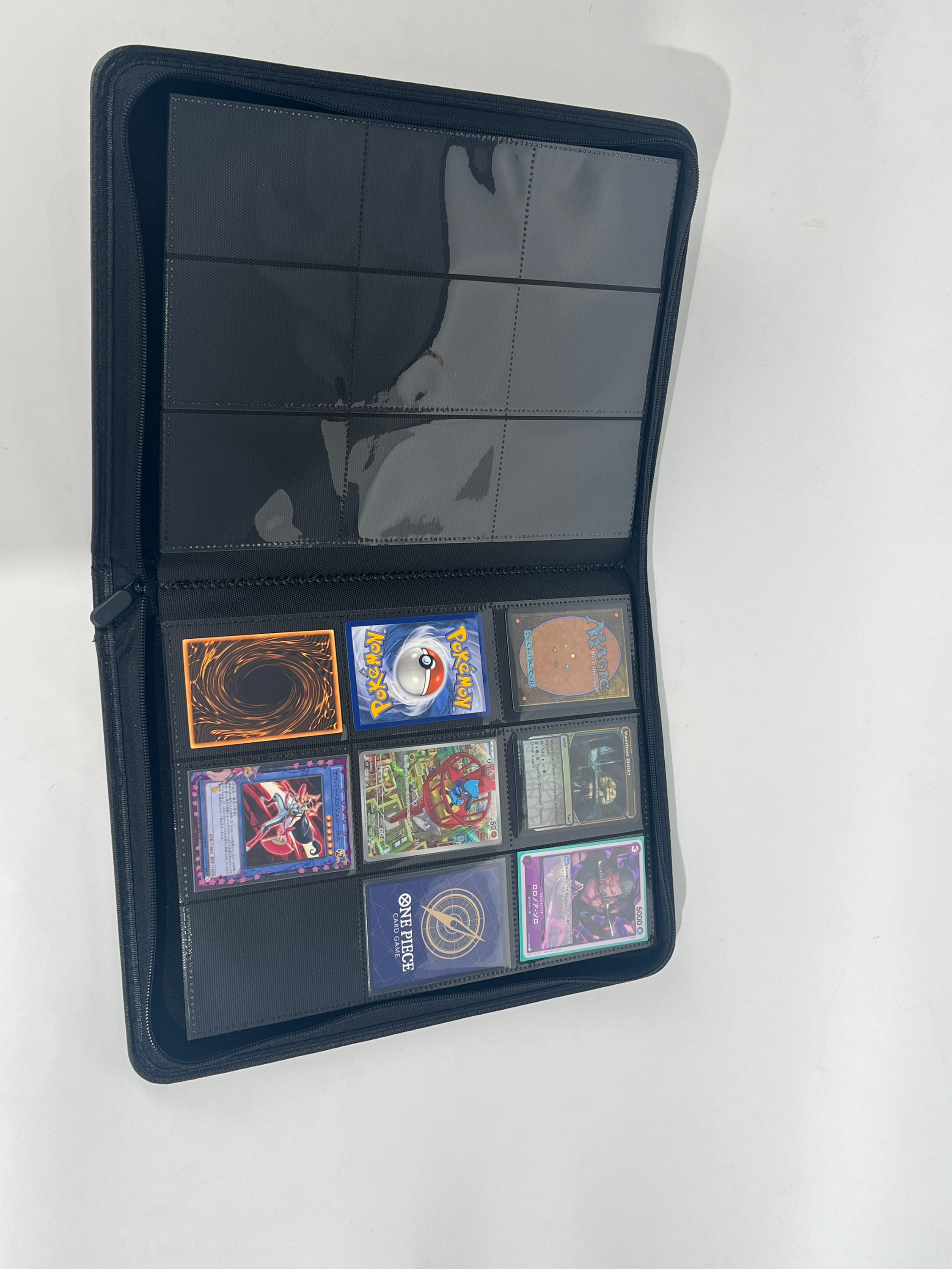 TS Collezionismo Binder 9 Tasche Zip Grigio + 100 Sleeves