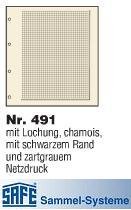 Safe 491 fogli griglia 1 mm A4 Compact 10 pezzi