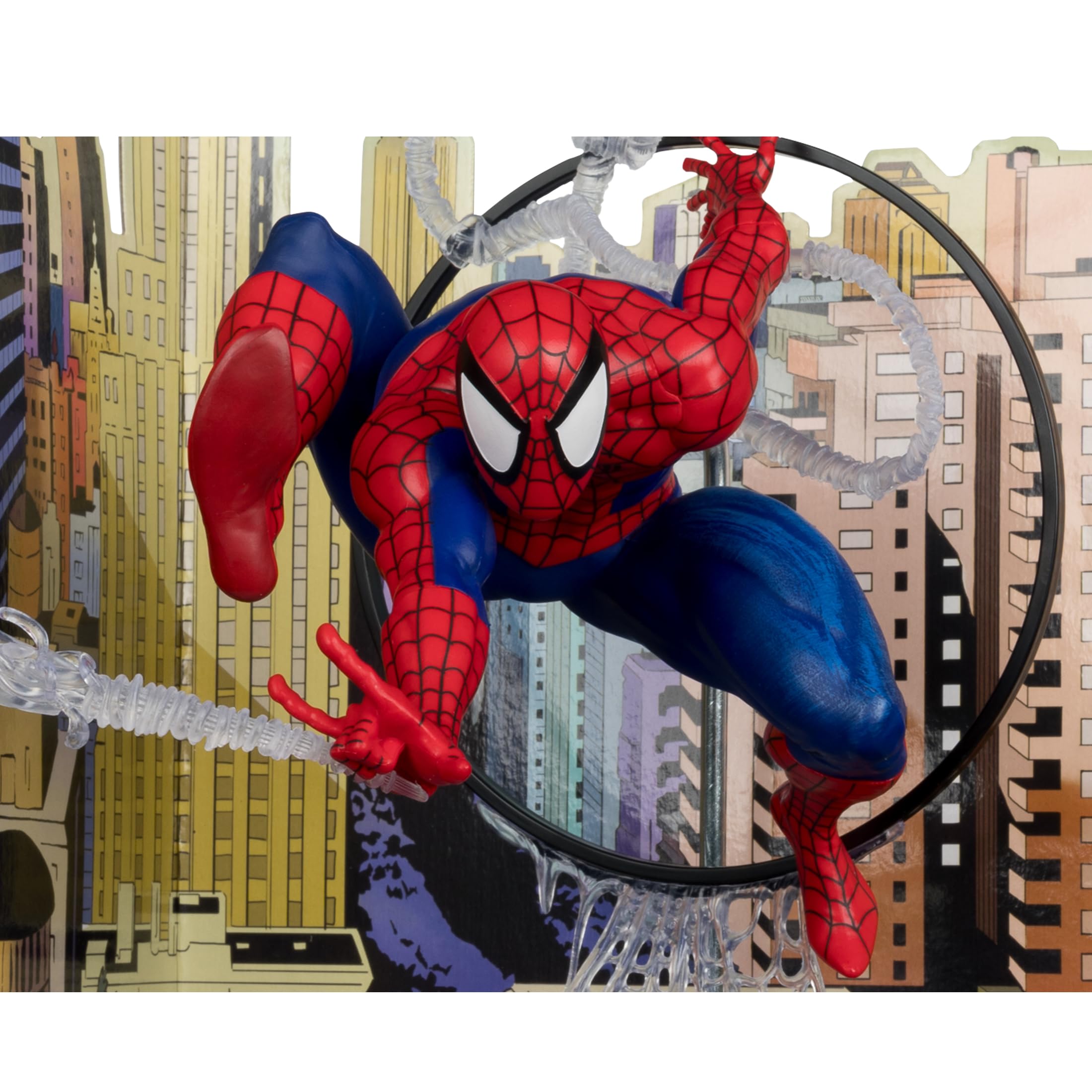 McFarlane Marvel Spider-Man 1:6 statua Amazing 301 con fumetto