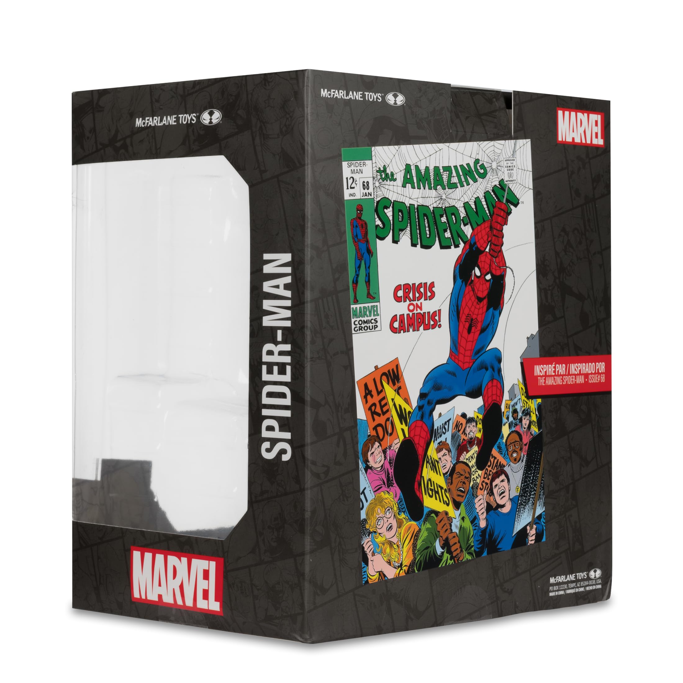 McFarlane Marvel Spider-Man Gold Label Amazing 68 statua 1:10 scena