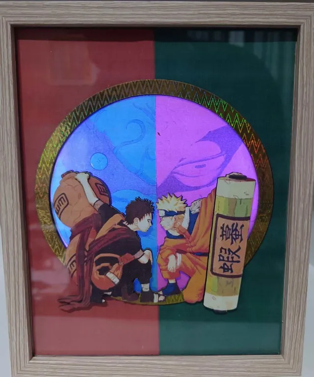 L'Atelier di Zelda Mondi di Luce Naruto e Gaara lightbox USB